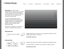 Tablet Screenshot of motionnode.com